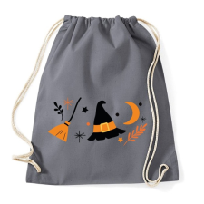 PRINTFASHION Halloweeni boszorkány - Sportzsák, Tornazsák - Grafitszürke tornazsák