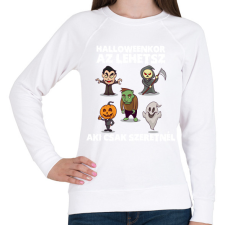 PRINTFASHION Halloweenkor az lehetsz aki csak szeretnél - Női pulóver - Fehér női pulóver, kardigán