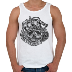 PRINTFASHION Halott király - Férfi atléta - Fehér