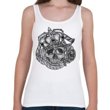 PRINTFASHION Halott király - Női atléta - Fehér női trikó