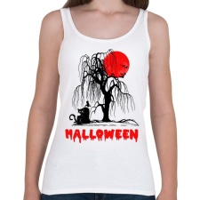 PRINTFASHION HALOWEEN - Női atléta - Fehér női trikó