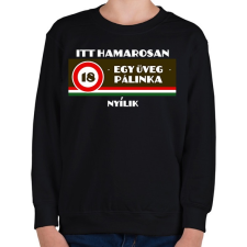 PRINTFASHION Hamarosan..  - Gyerek pulóver - Fekete gyerek pulóver, kardigán