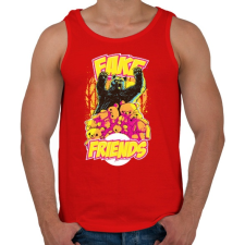 PRINTFASHION Hamis barát - Férfi atléta - Piros atléta, trikó