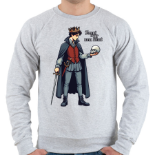 PRINTFASHION Hamlet - Férfi pulóver - Sport szürke férfi pulóver, kardigán