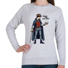 PRINTFASHION Hamlet - Női pulóver - Sport szürke női pulóver, kardigán