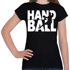 PRINTFASHION Handball - Kézilabda - Női póló - Fekete női póló