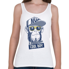 PRINTFASHION Handsome Apex - Női atléta - Fehér