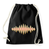 PRINTFASHION Hanghullám - Sportzsák, Tornazsák - Fekete