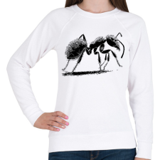 PRINTFASHION Hangya rajz - Női pulóver - Fehér női pulóver, kardigán