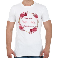 PRINTFASHION Hanna - Férfi póló - Fehér férfi póló