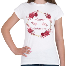 PRINTFASHION Hanna - Női póló - Fehér női póló