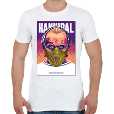 PRINTFASHION Hannibal - Férfi póló - Fehér