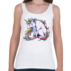 PRINTFASHION Hányós unikornis - Női atléta - Fehér