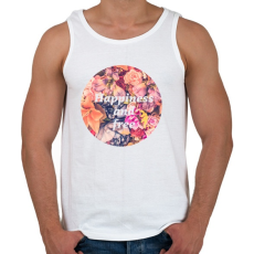 PRINTFASHION HAPPINESS - Férfi atléta - Fehér