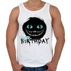 PRINTFASHION Happy Birthday - Horror - Férfi atléta - Fehér