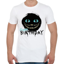 PRINTFASHION Happy Birthday - Horror - Férfi póló - Fehér férfi póló