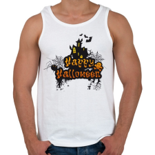 PRINTFASHION happy halloween - Férfi atléta - Fehér atléta, trikó