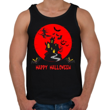 PRINTFASHION happy halloween - Férfi atléta - Fekete atléta, trikó