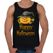 PRINTFASHION Happy Halloween  - Férfi atléta - Fekete atléta, trikó