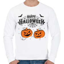 PRINTFASHION happy  halloween - Férfi pulóver - Fehér férfi pulóver, kardigán