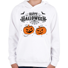 PRINTFASHION happy  halloween - Gyerek kapucnis pulóver - Fehér gyerek pulóver, kardigán