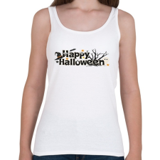 PRINTFASHION Happy Halloween - Női atléta - Fehér női trikó
