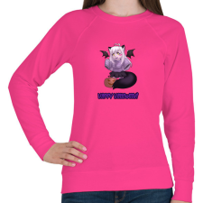 PRINTFASHION Happy Halloween - Női pulóver - Fukszia női pulóver, kardigán