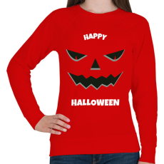 PRINTFASHION HAPPY HALLOWEEN - Női pulóver - Piros