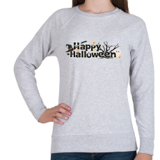 PRINTFASHION Happy Halloween - Női pulóver - Sport szürke