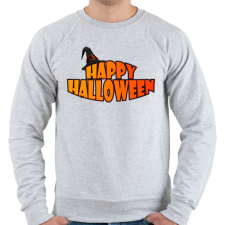 PRINTFASHION Happy Halloween sapkás - Férfi pulóver - Sport szürke férfi pulóver, kardigán