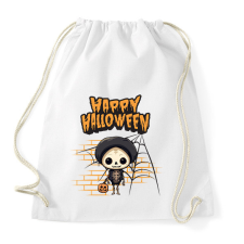 PRINTFASHION Happy Halloween tökfej - Sportzsák, Tornazsák - Fehér tornazsák