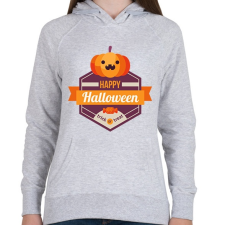 PRINTFASHION Happy Halloween Trick or Treat2 - Női kapucnis pulóver - Sport szürke női pulóver, kardigán