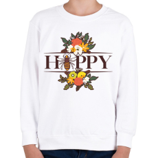 PRINTFASHION Happy - Méh - Gyerek pulóver - Fehér