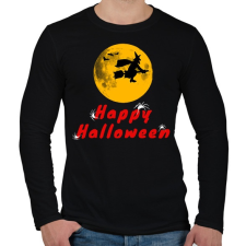 PRINTFASHION happyhalloween2 - Férfi hosszú ujjú póló - Fekete férfi póló