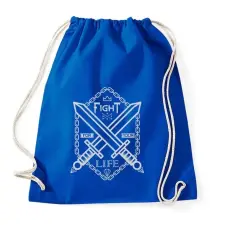 PRINTFASHION Harc az élet - Sportzsák, Tornazsák - Bright royal tornazsák