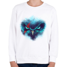 PRINTFASHION Harcos bagoly - Gyerek pulóver - Fehér