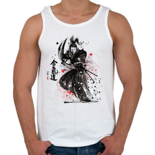 PRINTFASHION harcos - Férfi atléta - Fehér atléta, trikó