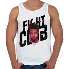 PRINTFASHION Harcosok klubja - Férfi atléta - Fehér atléta, trikó