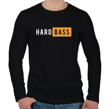 PRINTFASHION HardBASS - Férfi hosszú ujjú póló - Fekete férfi póló