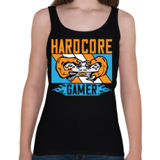 PRINTFASHION Hardcore gamer - Női atléta - Fekete