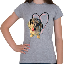 PRINTFASHION harlekin tacsi - Női póló - Sport szürke női póló