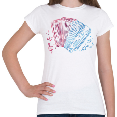 PRINTFASHION Harmonika - Női póló - Fehér