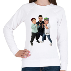 PRINTFASHION Hasbulla MMA - Női pulóver - Fehér