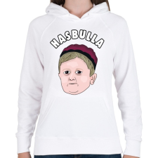 PRINTFASHION Hasbulla TIK TOK - Női kapucnis pulóver - Fehér női pulóver, kardigán