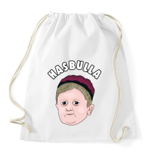 PRINTFASHION Hasbulla TIK TOK - Sportzsák, Tornazsák - Fehér tornazsák