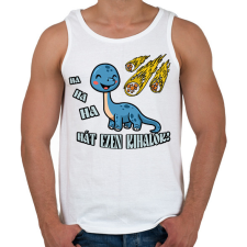 PRINTFASHION Hát ezen kihalok! - Férfi atléta - Fehér atléta, trikó