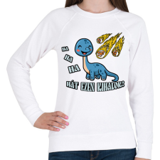 PRINTFASHION Hát ezen kihalok! - Női pulóver - Fehér női pulóver, kardigán