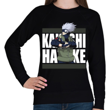 PRINTFASHION Hatake Kakashi - Női pulóver - Fekete női pulóver, kardigán