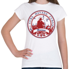 PRINTFASHION Havanna Kuba - Női póló - Fehér