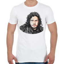 PRINTFASHION Havas Jon - Férfi póló - Fehér férfi póló